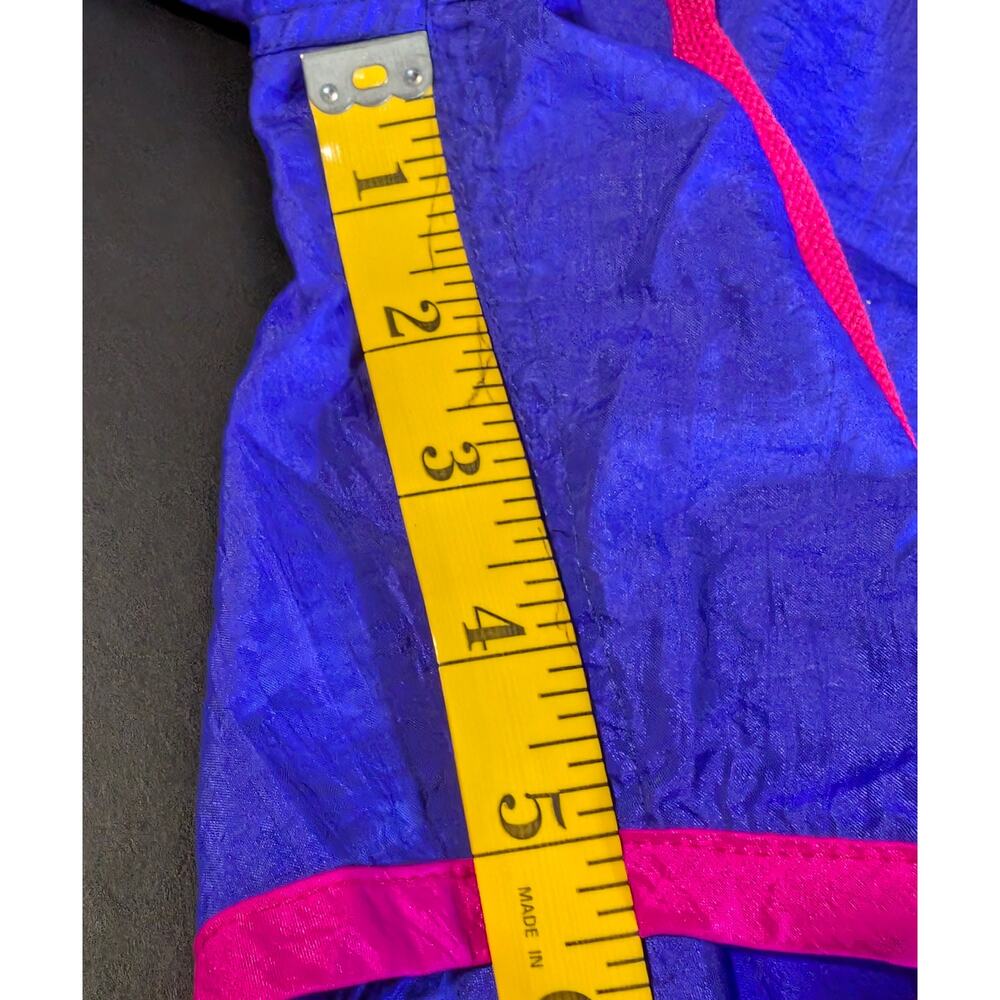 VNTG UMBRO SHORTS Adult Small Purple Pink Nylon Crinkle Soccer Made In USA 90s - Picture 7 of 8
